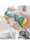 Dish Scrub Sponge – Pack of 15 Multicolor Cleaning Sponges for Kitchen - 4