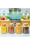 12-Piece Original Glass Legume Spice Storage Set with Bamboo Lids, Legume Spice Jar Set - 2
