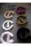 Plush Crown and Plush 2-Piece Hair Clip Set - 3 Piece Hair Accessory - 3