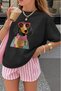 Unisex T-Shirt with Colorful Dog Print