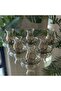 6-Person Smoke Glass Tea Set – Modern Design Tea Glass and Tea Saucer Set