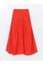 Vizyon New Season Zippered Waist Straight A-Line Women's Skirt - 6