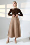 Long Suede Skirt Flawless/Mevlana Model