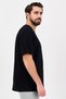 Men Sportswear Fit Short Sleeve Outdoor T-shirt, Black - 2