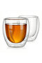 Borosilicate Glass Double Wall Glass 250ml Set of 2 | Transparent - 5