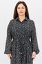 Women Allover Print Shirt Dress, Multicolor - 2