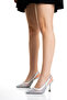 Women's Mesh Stone Evening Dress Shoes - 5