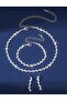 Eye-Catching Sparkle: Crystal Stone Zigzag Design Evening Dress Jewelry Set - 3