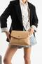 Women's Genuine Leather Crossbody Bag Pl028-D Nut