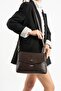 Women's Genuine Leather Crossbody Bag Pl028-D Brown - 3