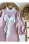 Fashionable Children's Dress with Bow - 2