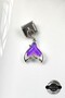 Italian Charm Bracelet Charm Purple Mermaid Tail Charm 1 Piece