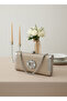 Beige Luxury Suede Crystal Stone Metal Case Stone Handle Evening Dress Bag Wedding Engagement Graduation - 5