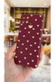 Realme C21Y and C25Y Compatible White Heart Patterned Silicone Shock-Absorbing Classic Protective Rubber Case - 4