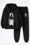 Boxing Printed 3-Ply Quality Sweatshirt and Trackpants Children's Bottom-Upper Set