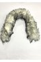 Hood Fur / White Black Mottled