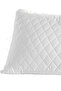 3 Pieces Air Permeable Zippered Quilted Pillow Protective Cover 50X70 cm - 3