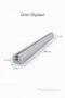 6 Pieces of Under-Door Insulation Sponge to Prevent Wind, Cold and Dust - Gray - 2