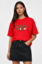 Women's T-Shirt Oversized Comfortable Fit Cat Momm Printed T-Shirt 100% Cotton