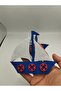 2 Pieces Felt Motif Ship Sailing, 13 cm Felt Ornament, Felt Coat of Arms, Decoration - 4