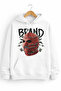 Unisex 100% Cotton Brand Printed Hooded Sweatshirt