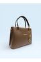 Dona Leather Five-Compartment Long Strap Women's Shoulder and Hand Bag with Stylish Accessory Detail - 8
