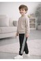 Children's Striped Sweatpants Sports Comfortable Cotton Bottom - 2