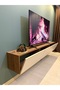 ÇİFT RENK TV ÜNİTESİ MDFLAM 210 CM - 2