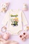 Baby Funny Printed Bodysuit Canary Baby Bodysuit 100% Cotton Body