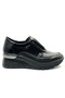 Wiyov Genuine Leather Orthopedic Oxford Women's Air-Flow Sole Classic Shoes Black - 2