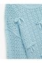 Long Sleeve Crew Neck Bow Detail Lace-Like Knit Knitwear Sweater - 3