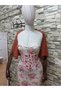 Ariane Chiffon Short-Sleeved Shawl Tile Color