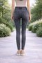 Mila Women's Smoked Super Skinny Fit Stretchy Stretch Fabric High Waist Denim Trend Jean - 2