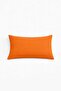 Velvet Textured Orange Throw Pillow Cover (1 Piece) - 2