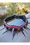 Dog Collar with Spikes and Beads - 3