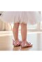 Children's Ballet Flats with Butterfly on the Back and Velcro Fastening - 2