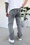 Gray Basic Regular Pants - 4