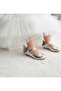 Children's Ballet Flats with Butterfly on the Back and Velcro Fastening