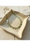Women's Elegant Gold Color Minimal Sequin Chain Necklace - 2
