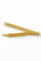 Men's Gold Color Adjustable Steel Chain Bracelet - 2