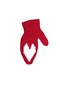 Couple's Gloves with Hearts Single Glove Two-Entry Red - Love February 14Th Collection