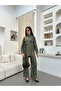 Women's Shirt Front and Sleeves Beaded Embroidered Trousers Beaded Embroidered Suit - 6