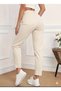 High Waist Narrow Leg Cotton Jeans - Mom Slim Jeans