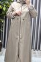 Women's Clothing Plus Size Waterproof Full Length Transitional Sports Hijab Overcoat - 6