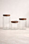 Nora Akasya Vacuum Lid Glass Jar Set (650 + 1100 + 1500 ml) - 3