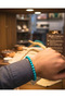 Natural Turquoise (Turquoise) Stone Bracelet |   Evil Eye Protector, Balance & Peace Stone |   Handmade Stylish Accessory - 2