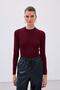 Women's Half Fisherman Knit Blouse 105-1355 - 5