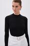 Women's Half Fisherman Knit Blouse 105-1355 - 4