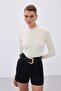 Women's Half Fisherman Knit Blouse 105-1355 - 2