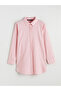 Pink Textured Women's Shirt Tunic - 5